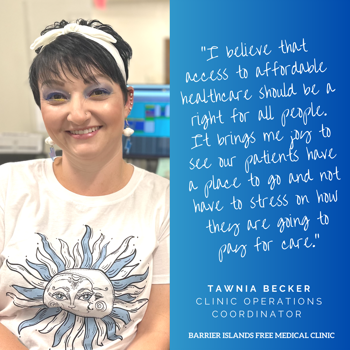 Tawnia Becker, Clinic Operations Coordinator